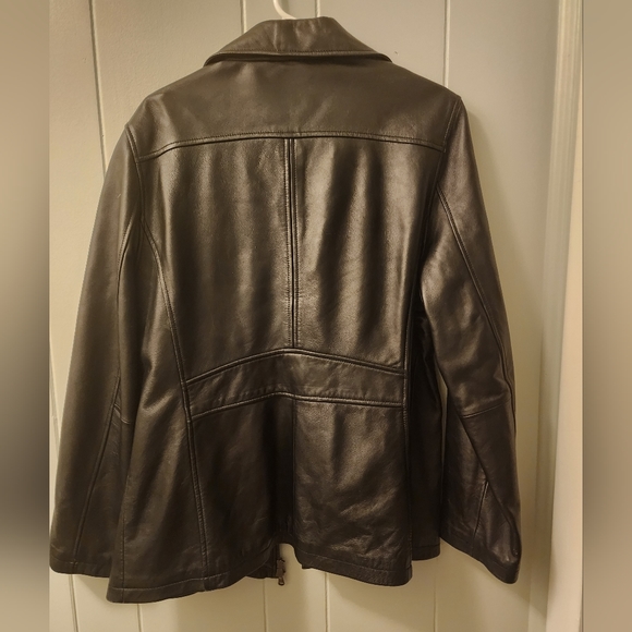 Womens Leather Jacket - Picture 2 of 2
